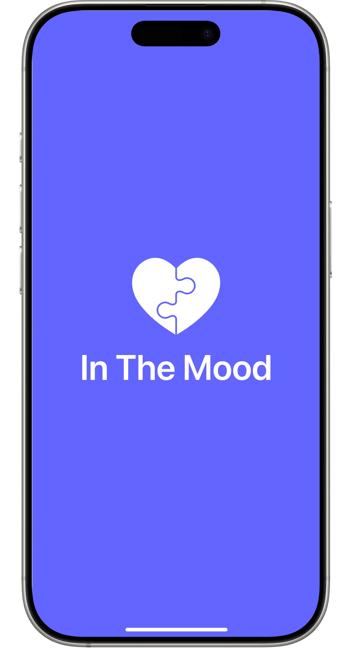 In The Mood app splash screen